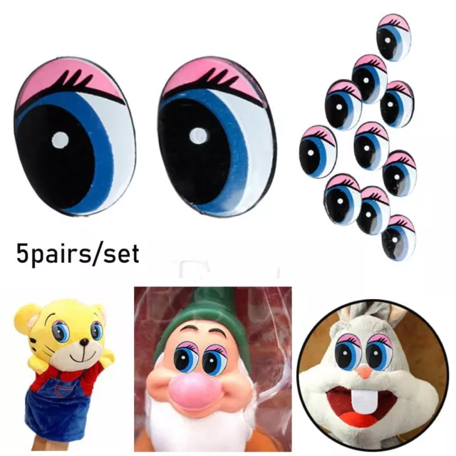 Blue DIY Doll Accessories Plush Animals Parts Safety Eyes Puppets Dolls Eye