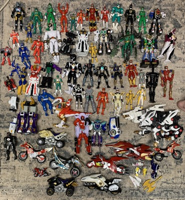 BANDAI MIGHTY MORPHIN Power Rangers 90s 2000s Modern Action Figure Lot ...