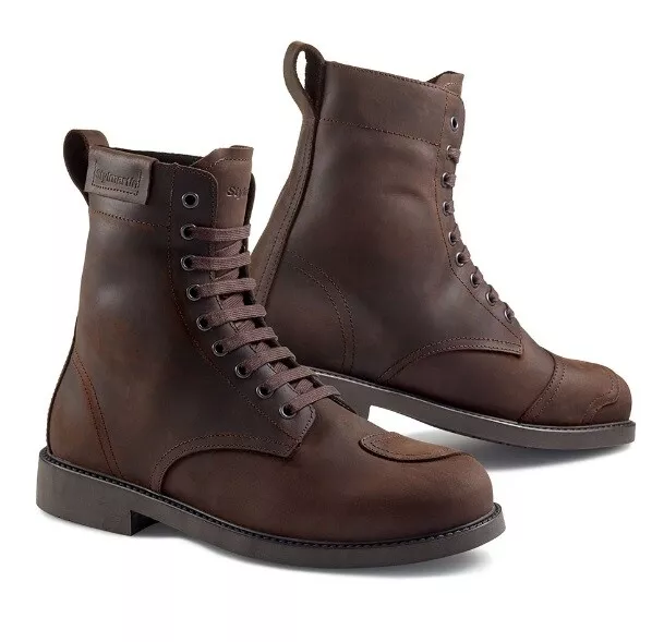 Scarpe moto Stylmartin District Wp marrone brown shoes