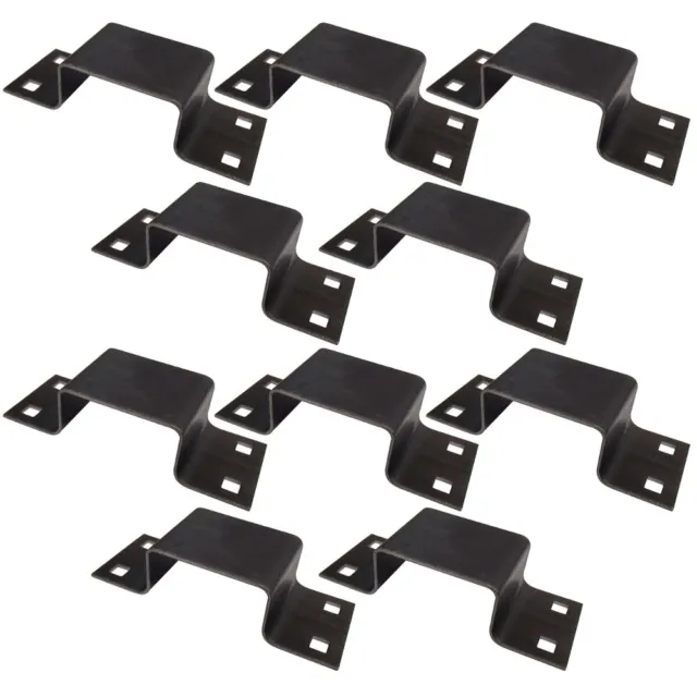 Ten Bolt On Stake Pockets 12 Gauge Steel Board Holders for Truck Bed Trailer Bed