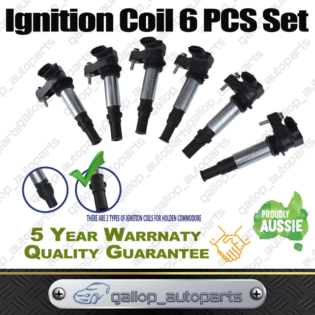 FOR HOLDEN COMMODORE VZ WL RODEO COIL V6 COIL PACK 3.6L IGNITION COILS SET of 6