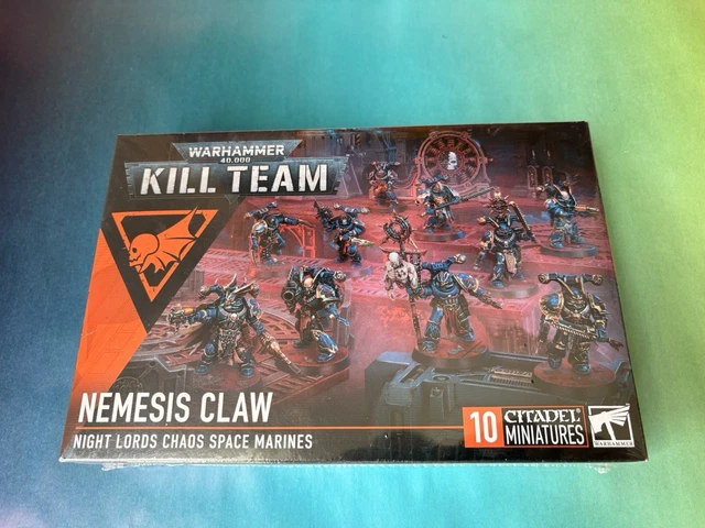 Games Workshop Nemesis Claw Night Lords Kill Team - Warhammer 40k Chaos Space Marines NEW In Box Warhammer 40k Kill Team