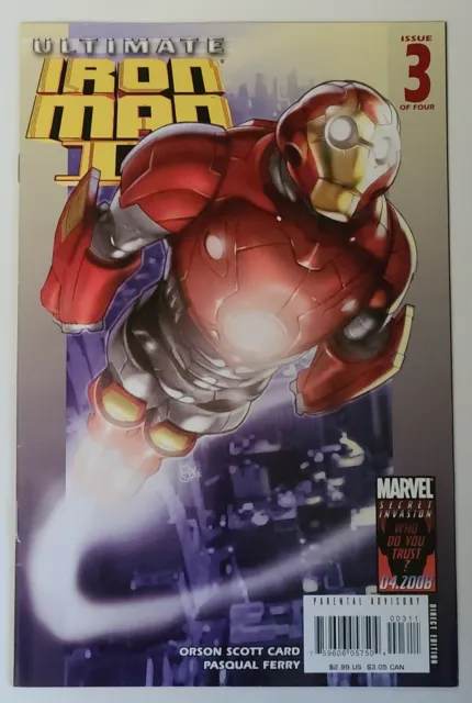 Ultimate Iron Man Ii #2 Marvel 2007 Series Nos Est~9.4+Nm Grade Orson Scott Card