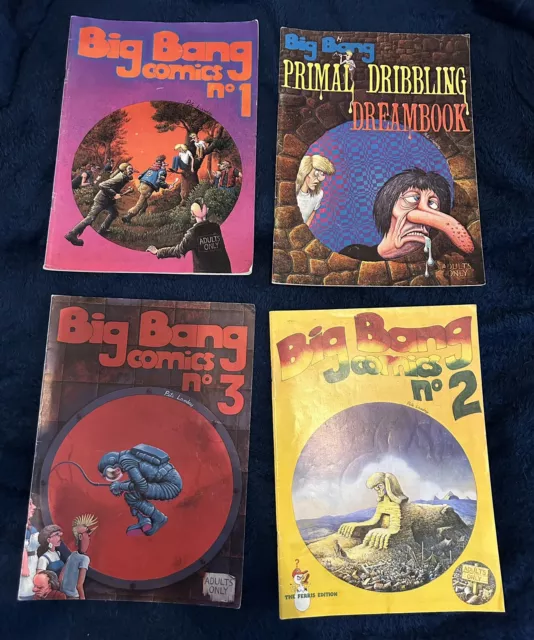 Big Bang Comics Vol 1 - 3 Plus Primal Dribbling Dreambook