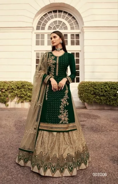 Shalwar Kameez Vestito da Festa Anarkali Abito Pakistano Bollywood Indiano Nozze