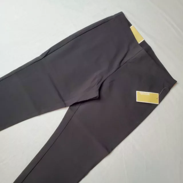 Michael Kors Women Size M Basics Ankle Pants Super Skinny Black QF93H187GF