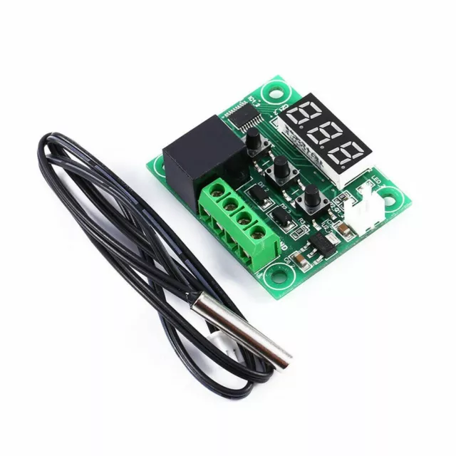 W1209 12V Temperature Control Switch Module with 50 110°C Digital Thermostat