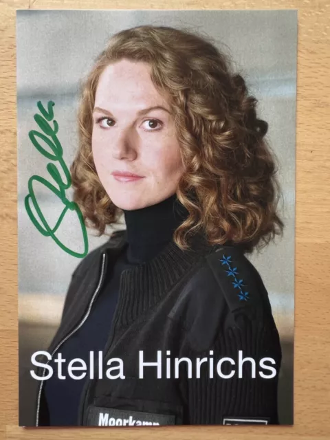 Stella Hinrichs Ak Soko Wismar Autograph Card 2023 Original Signed