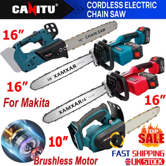 8" 10" 12" 14" 16" Electric Cordless Chainsaw Power Wood Cutter Saw For Makita