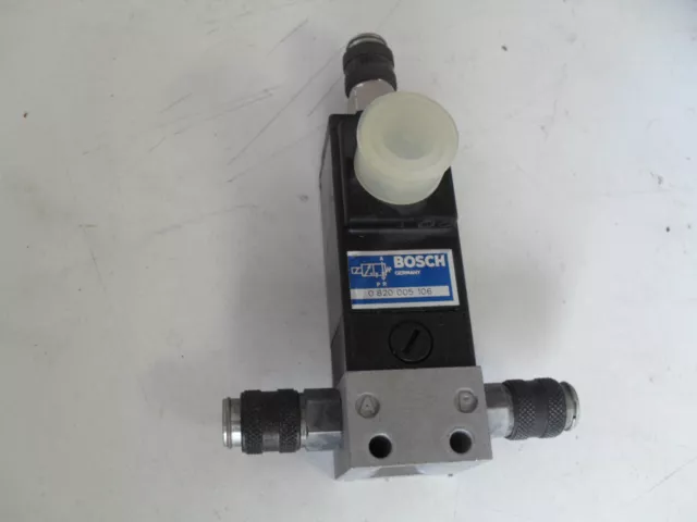 BOSCH Pneumatik Magnet Ventil  Wegeventil 0 820605 106 + 1824210106 +1825503024