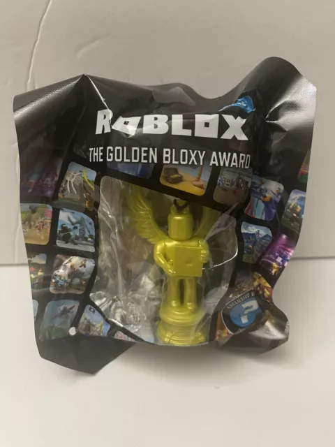 Roblox Backpack Clips Series 1 DOMINUS AUREUS DUDE Toy +TARNISHED LAPEL PIN  Code