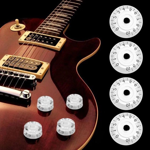 TUNING SWITCH BUCKET Shape Knob Electric Guitar Speed Control For Les ...