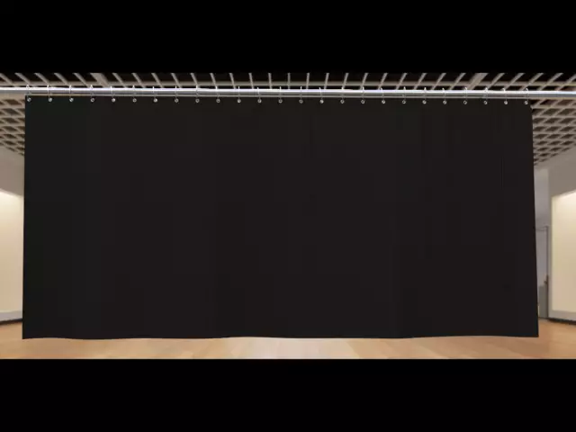 New Curtain/Stage Backdrop/Partition 15 H x 20W Non-FR, Custom Sizes Available