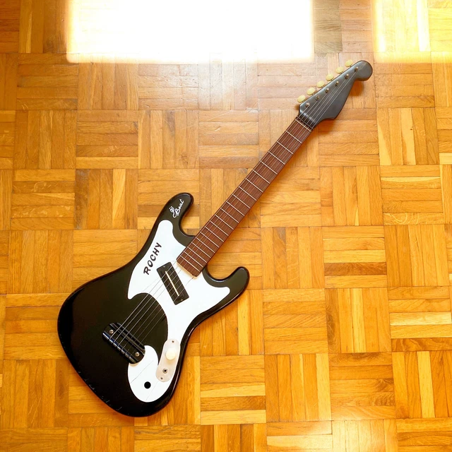 Eko Rochy (Italy, 1960) Super Rare and Vintage Mini Kids Toy Electric Guitar!