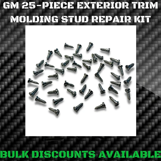 1958+ Impala SS Windshield Glass Molding Trim Clip REPAIR Pin STUD Screws GM OEM