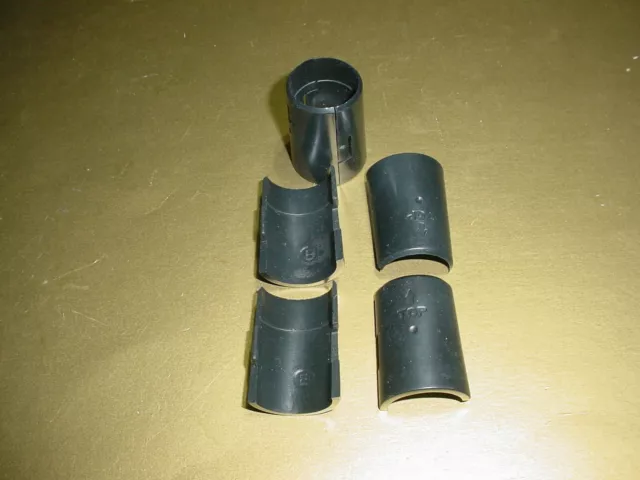 3 ULine H-1205-SPRT Plastic Shelf Supports Fits Tube Tubing Wire Shelving Units