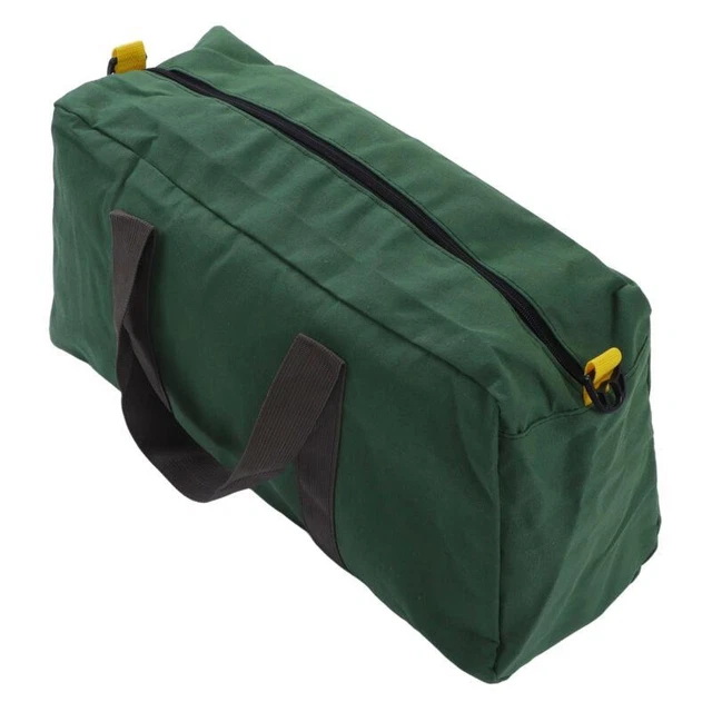 Canvas Tool Bag Wide Mouth Tote for Electrician 20in Portable Organize Sturdy