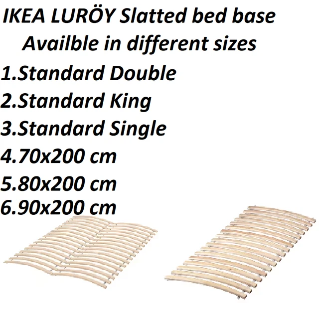 IKEA LUROY SLATTED Bed Base,Single,Double,King & European Size Bed