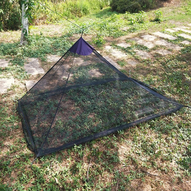 1 Set Single Outdoor Moskitonetz Zelte Family Folding Beach Zelt Triangle