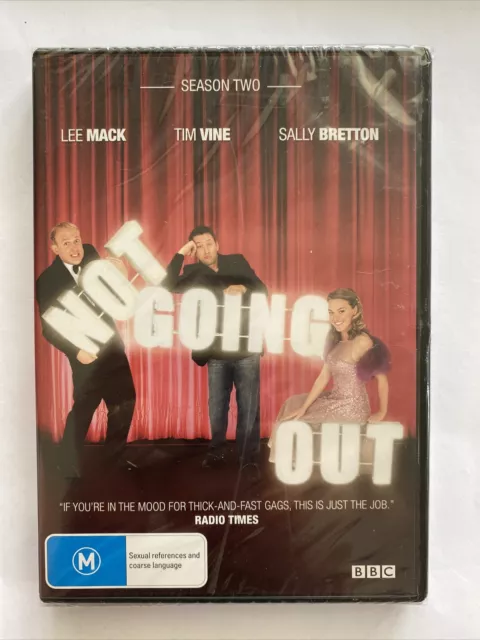 NOT GOING OUT Series 2 DVD Region 2 2008 Lee Mack Tim Vine Sally
