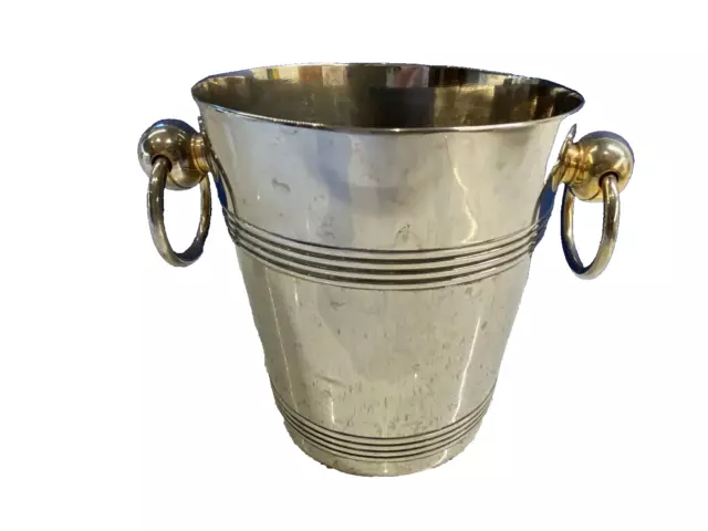 Vintage Silver Plate Ice Bucket/Wine Cooler  14cm/5.5 inches.  EPNS