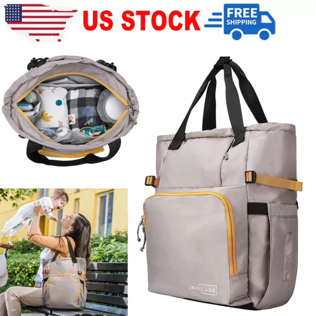Baby Diaper Bag Backpack Travel Mom Mummy Maternity Changing Pad Waterproof 18L