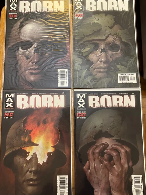 Born Marvel Max Punisher Complete Set #1,2,3,4