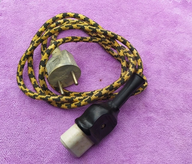 VINTAGE CORD POWER cable for electric samovar kettle iron Ceramic
