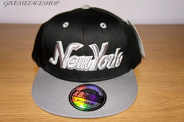 Enfants Casquette Baseball Ny, Original Visière Plate Snapback, Capuchons pour