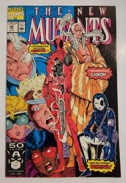 New Mutants #98 NM/NM+ 1st App of Deadpool, Copycat 1991 Rob Liefeld High Grade