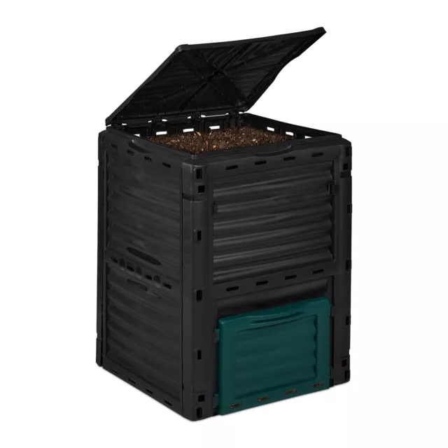 Komposter Gartenkomposter Schnellkomposter Kunststoff Thermokomposter Kompostbox