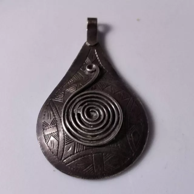 Rare Ancient Engraved Viking Amulet Pendant Antique Norse Nordic