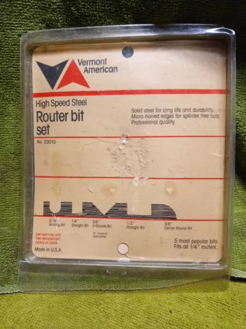 Vermont American 23455 Router Letter Template Set USA