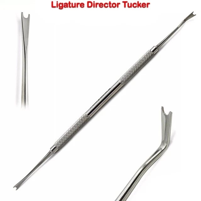 thumbnail image 2 of Dental Orthodontic Instrument Set - Scaler, Tucker, Ligature Director & Band Pusher 2 of 9