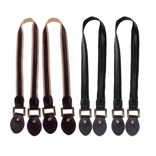 Paar 58 cm PU Leder Griffe für Handtasche Zum Selbermachen Tasche Zubehör Riemen Nähen Handwerk