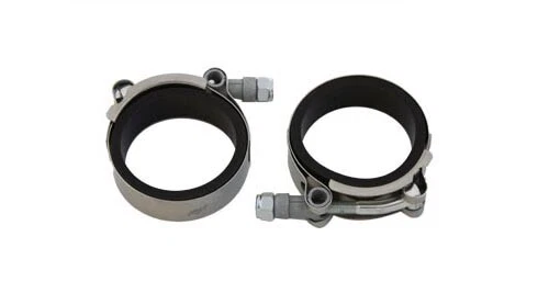 Power Intake Manifold Clamp Kit Flat Seals for Harley Shovelhead Sportster