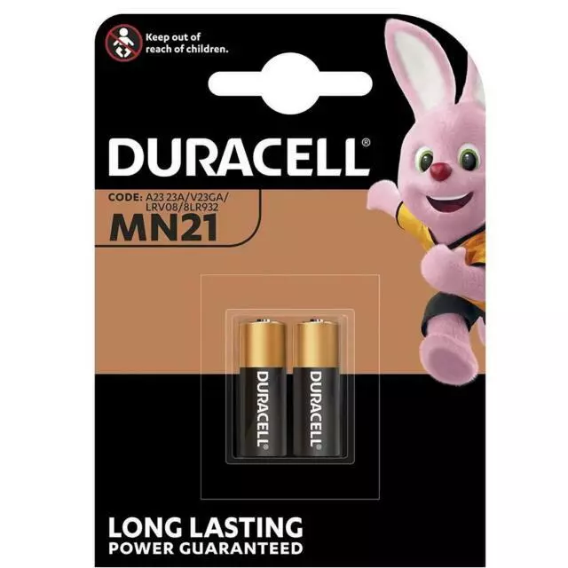 MN21 23a LRV08 L1028 Alkaline Battery 12v Genuine DURACELL VALUE 2 -Battery Pack