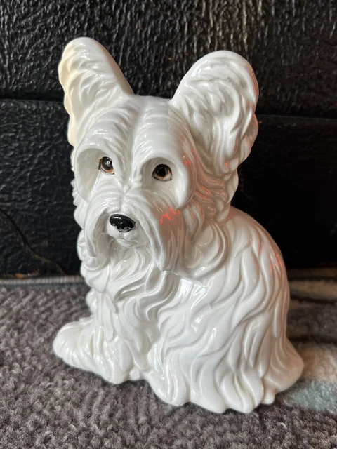 Napcoware West Highland Terrier Dog Ceramic Figurine W/ Original Sticker