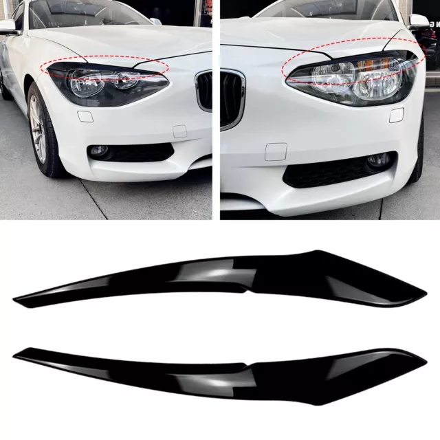 F20 Headlight Eyebrow Eyelid Cover For BMW 1 Series F20 F21 Pre LCI 2011-2014 UK