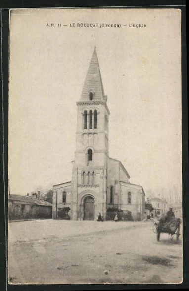 CPA Le Bouscat, L´Eglise,  vue de l'Église