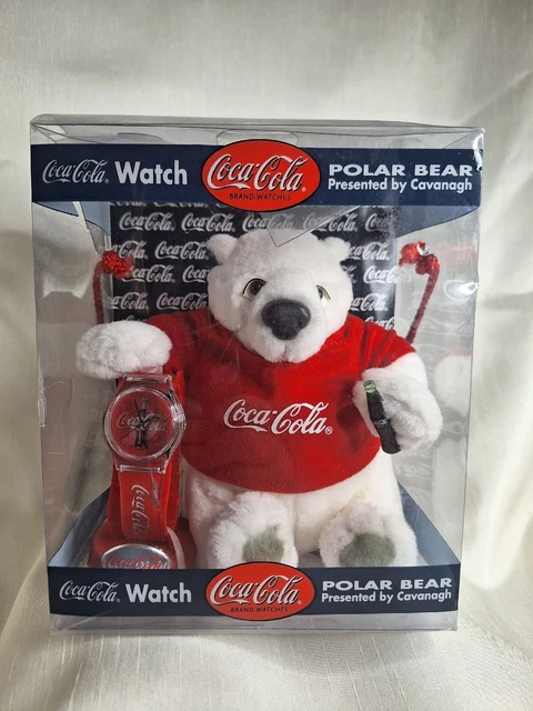 2000 Coca-Cola brand watch and polar bear, cavanagh