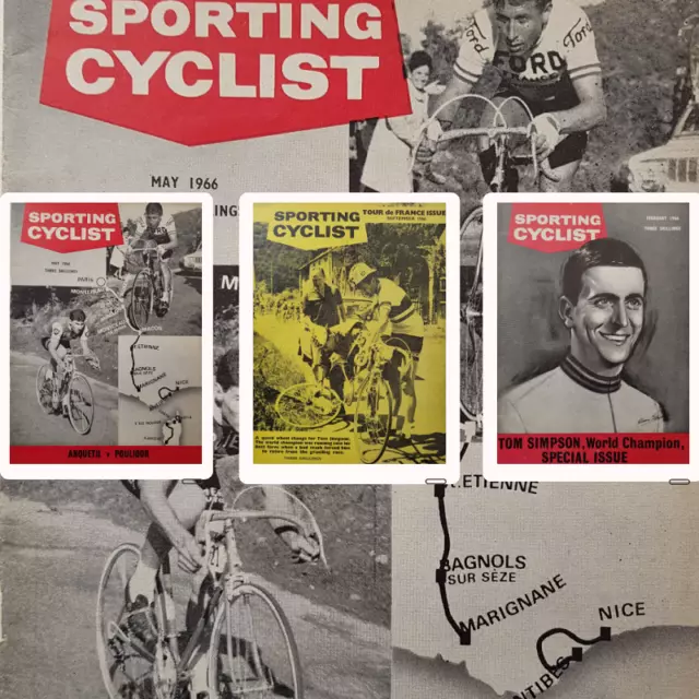 COUREUR SPORTING CYCLIST 1966 Tour de France Simpson Gimondi Poulidor Choose Ed