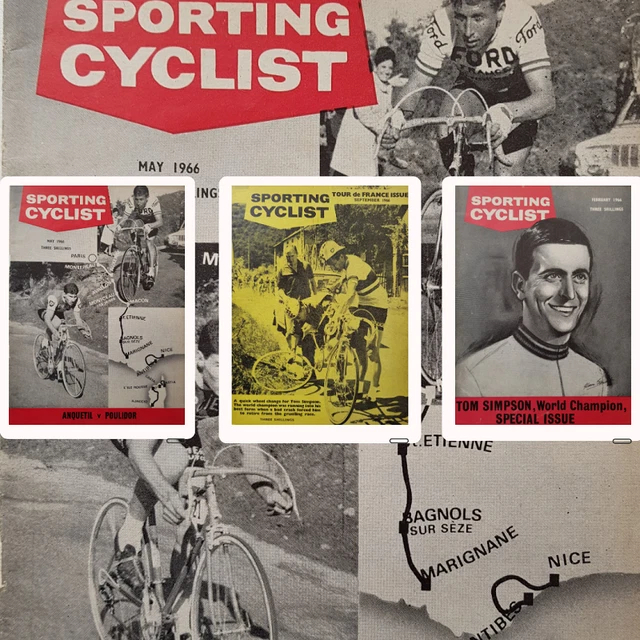 COUREUR SPORTING CYCLIST 1966 Tour de France Simpson Gimondi Poulidor Choose Ed