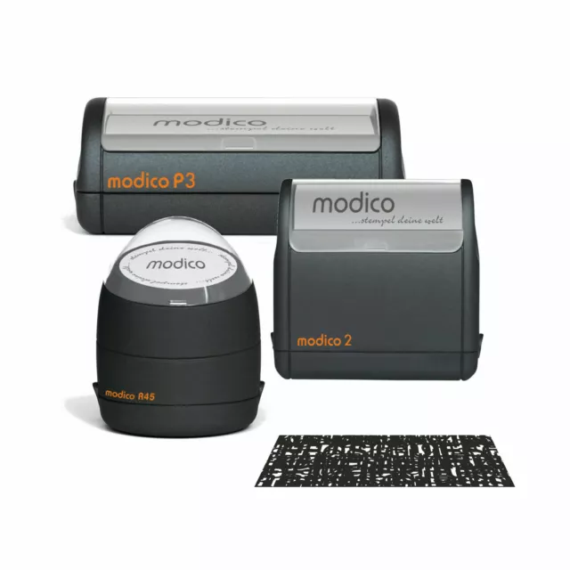 Modico Automatik Security Stempel Datenschutz Taschenstempel Sicherheit Büro