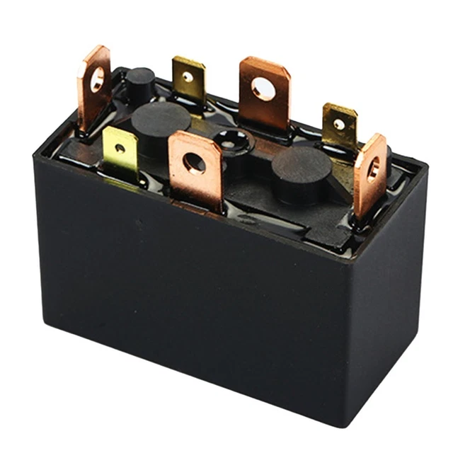 Relais De Treuil Estink 12V 200A - Contacteur Solénoïde Noir Robuste Pour VTT UTV 680 à 2268 Kg