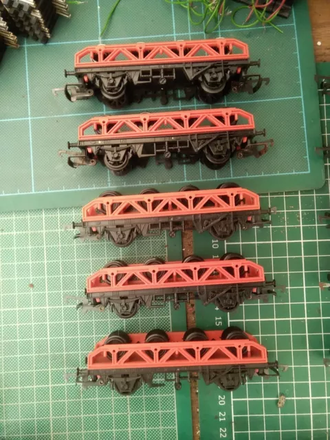 oo Gauge Job Lot Of Five Hornby Wheel Loaded Wagons