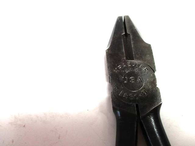 vintage Kraeuter USA #1830-8 combination lineman's pliers 2