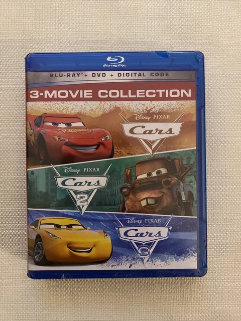 DISNEY PIXAR CARS: 3-Movie Collection (Blu-ray+DVD+Digital) SEALED EUR ...