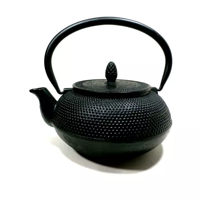 New 20 oz. Japanese Cast Iron Hobnail Teapot Kettle with Stainless Steel Infuser
