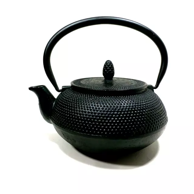 New 20 oz. Japanese Cast Iron Hobnail Teapot Kettle with Stainless Steel Infuser New 20 oz. Japanese Cast Iron Hobnail Teapot Kettle with Stainless Steel Infuser